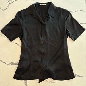 Genny Elegant Black Women's Top— XS-S